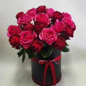 Romantic Roses in a Vase